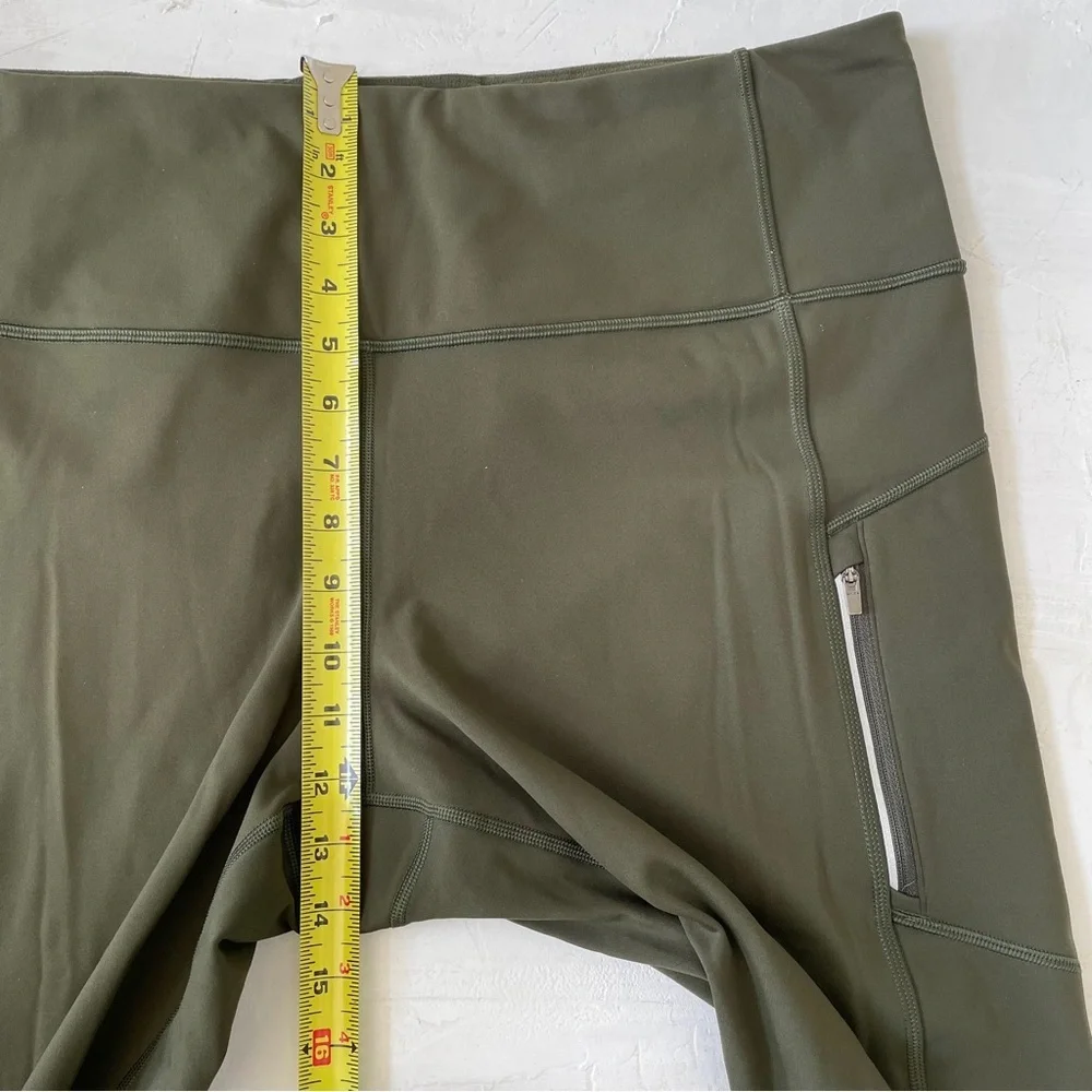 Athleta Rainier Tight Olive Green Size 2X - Picture 9 of 10